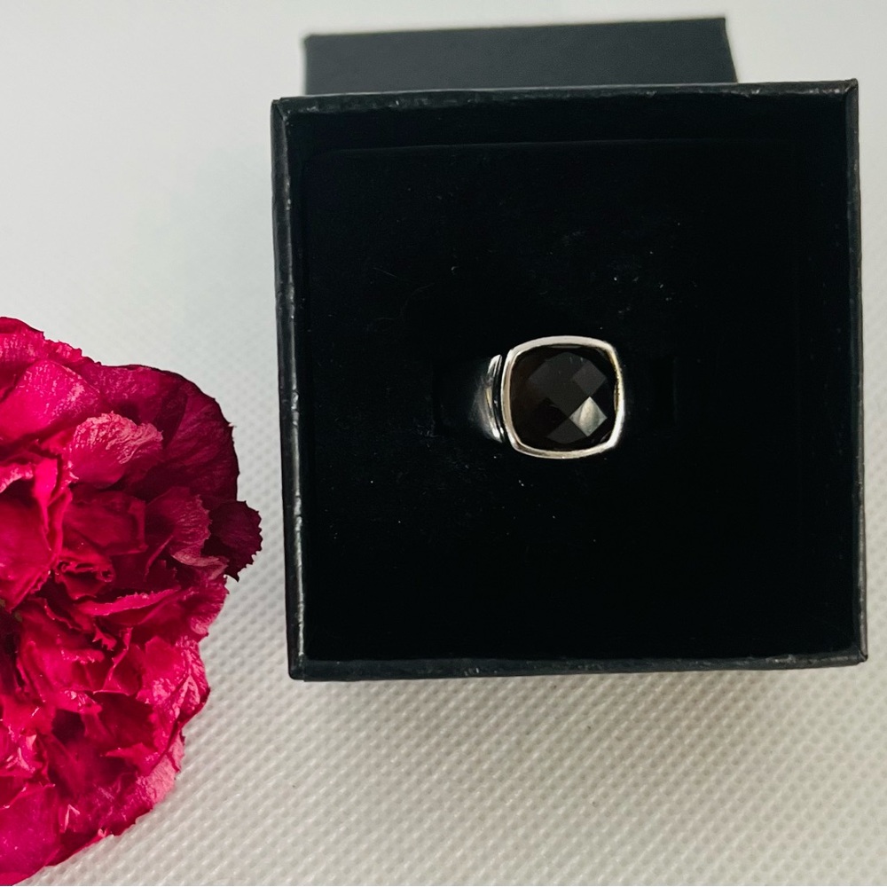 Brown Topaz Style Ring Set in Genuine 925 Silver - Size 6.5 🤎